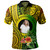 Hawaii Polo Shirt Custom Polynesian Tribal Tattoo Circle With Tropical Flower