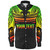 Polynesian Custom Personalised Long Sleeve Shirt Polynesian Tattoo Style