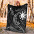 Philippines Filipinos Premium Blanket Philippines Sun Tribal Patterns Tropical Flowers Curve Style