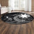 Philippines Filipinos Round Rug Philippines Sun Tribal Patterns Tropical Flowers Curve Style