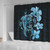 Hawaii Shower Curtain Hibiscus Plumeria Mix Polynesian Turtle