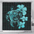 Hawaii Shower Curtain Hibiscus Plumeria Mix Polynesian Turtle