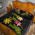 Philippines Filipinos Quilt Bed Set Philippines Sun And Map Plumeria Tribal