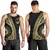 Guam Tank Top Tribal Pattern Golden
