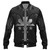 Philippines Filipinos Custom Personalised Baseball Jacket Black Sun And Stars Tribal Tatau Design