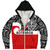 New Zealand Sherpa Hoodie Aotearoa Maori Haka Face