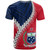 Samoa T-Shirt - Samoa Coat Of Arms With Polynesian Tattoo Flag Style 2