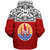 Tahiti Custom Personalised Sherpa Hoodie Coat Of Arms Polynesia Patterns Style