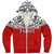 Tahiti Custom Personalised Sherpa Hoodie Coat Of Arms Polynesia Patterns Style