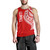 Tahiti Custom Personalised Tank Top Tatau White Patterns With Coat Of Arms