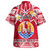 Tahiti Custom Personalised Hawaiian Shirt Tahitian Plumeria Flowers Mix Tribal Patterns Tahiti Custom Personalised Hawaiian Shirt Tahitian Plumeria Flowers Mix Tribal Patterns