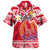 Tahiti Custom Personalised Hawaiian Shirt Tahitian Plumeria Flowers Mix Tribal Patterns