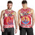 Tahiti Custom Personalised Tank Top Tahitian Plumeria Flowers Mix Tribal Patterns