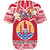 Tahiti Custom Personalised Baseball Shirt Tahitian Plumeria Flowers Mix Tribal Patterns