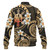 Philippines Filipinos Baseball Jacket Plumeria Flowers Tribal Motif Style