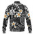 Philippines Filipinos Baseball Jacket Plumeria Flowers Tribal Motif Style
