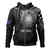 Cook Islands Hoodie Pearl Of The Pacific Black Polynesian Tattau