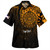 American Samoa Hawaiian Shirt Pearl Of The Pacific Gold Polynesian Tattau
