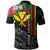 Hawaii Custom Personalised Polo Shirt Hibiscus And Plumeria With Palm Branches Vintage Style