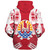 Tahiti Custom Personalised Sherpa Hoodie Tattoo Style