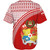 Tonga Custom Personalised Baseball Shirt Tongan Ngatu Pattern Curve Style