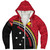 Papua New Guinea Custom Personalised Sherpa Hoodie Polynesian Tribal Patterns Curve Style