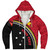 Papua New Guinea Custom Personalised Sherpa Hoodie Polynesian Tribal Patterns Curve Style