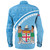 Fiji Custom Personalised Long Sleeve Shirt Fijian Masi Patterns Curve Style
