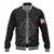 Philippines Filipinos Baseball Jacket - Proud To Be Filipino Tribal Sun Batok Grey Style