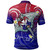 Hawaii Custom Personalised Polo Shirt Kanaka Maoli Manta Ray With Turtle Plumeria Mixed Polynesian Style
