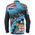 Fiji Custom Personalised Long Sleeve Shirt Bula Si'a Fijian Flag Tapa Patterns Style
