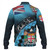 Fiji Custom Personalised Baseball Jacket Bula Si'a Fijian Flag Tapa Patterns Style