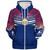 Hawaii Custom Personalised Sherpa Hoodie Polynesian Tattoo Style Flag Color