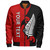 New Zealand Bomber Jacket Custom Aotearoa Silver Fern Koru Design