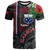 Samoa Custom Personalised T-Shirt Samoa Seal Hibiscus And Plumeria With Palm Branches Vintage Style