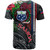 Samoa Custom Personalised T-Shirt Samoa Seal Hibiscus And Plumeria With Palm Branches Vintage Style