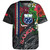 Samoa Custom Personalised Baseball Shirt Samoa Seal Hibiscus And Plumeria With Palm Branches Vintage Style