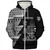 Fiji Custom Personalised Sherpa Hoodie Flash Style