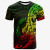 Papua New Guinea T-Shirt - Custom Personalised Polynesian Pattern Style Reggae Color 1