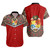 Tonga Short Sleeve Shirt Tongan Ngatu Design