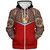 Tonga Sherpa Hoodie Tongan Ngatu Design
