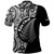 New Zealand Custom Personalised Polo Shirt Kia Ora Silver Ferns Style