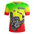 Hawaii Custom Personalised Rugby Jersey Polynesian Shaka Hawaii Map Reggae Style