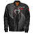 New Zealand Custom Personalised Bomber Jacket Lest We Forget Koru Maori Pattern