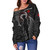 New Zealand Custom Personalised Off Shoulder Sweatshirt Lest We Forget Koru Maori Pattern