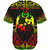 Tonga Custom Personalised Baseball Shirt Coat Of Arms With Patterns Reggae Color