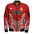 Tonga Custom Personalised Bomber Jacket Seal With Flag Style
