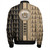 Hawaii Bomber Jacket Polynesian Tribal Half Style