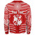 Tonga Sweatshirt Custom Tribal Pattern Coat Of Arms