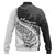 New Zealand Custom Personalised Baseball Jacket Silver Fern Maori Pattern